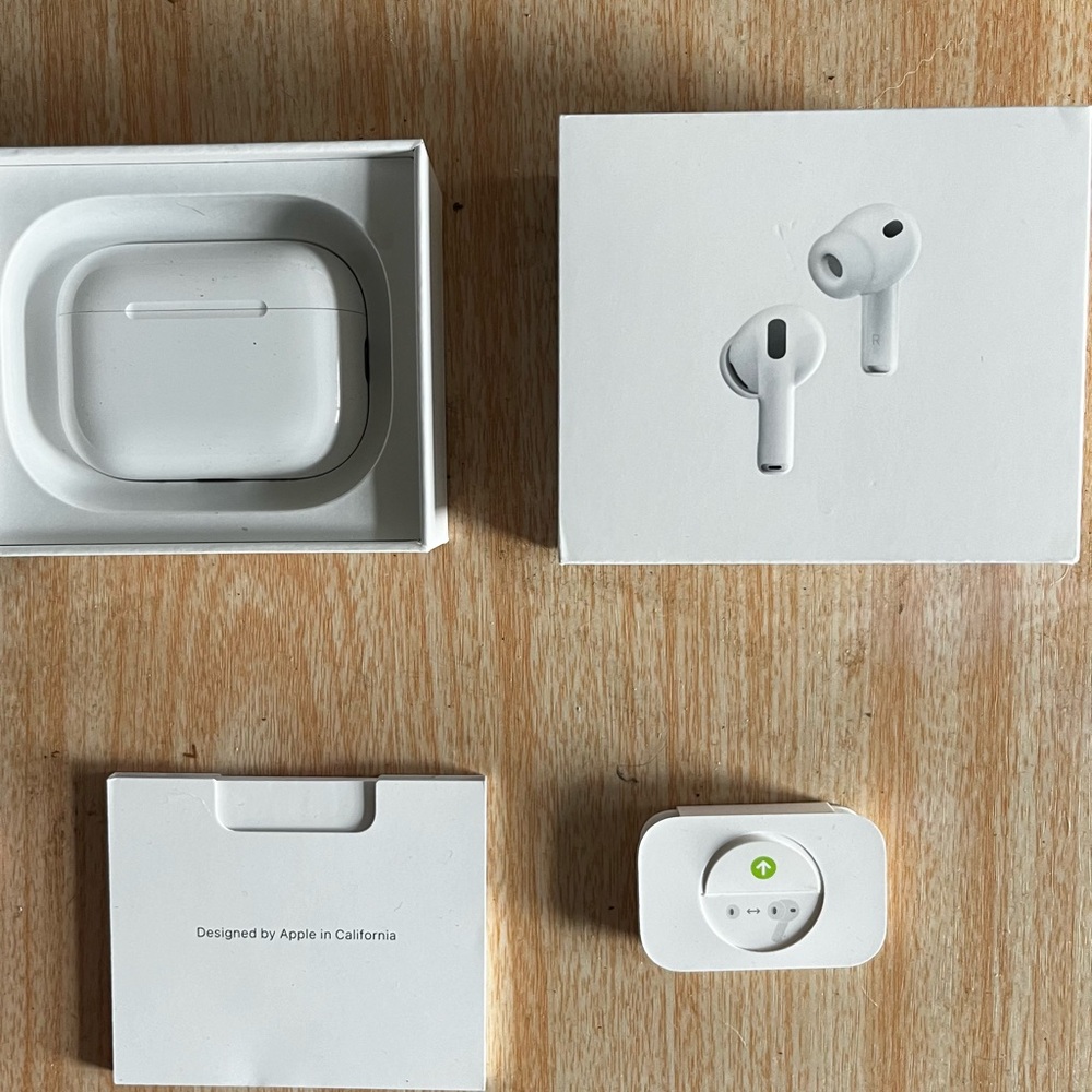 Apple AirPods Pro 3 with White Charging Case